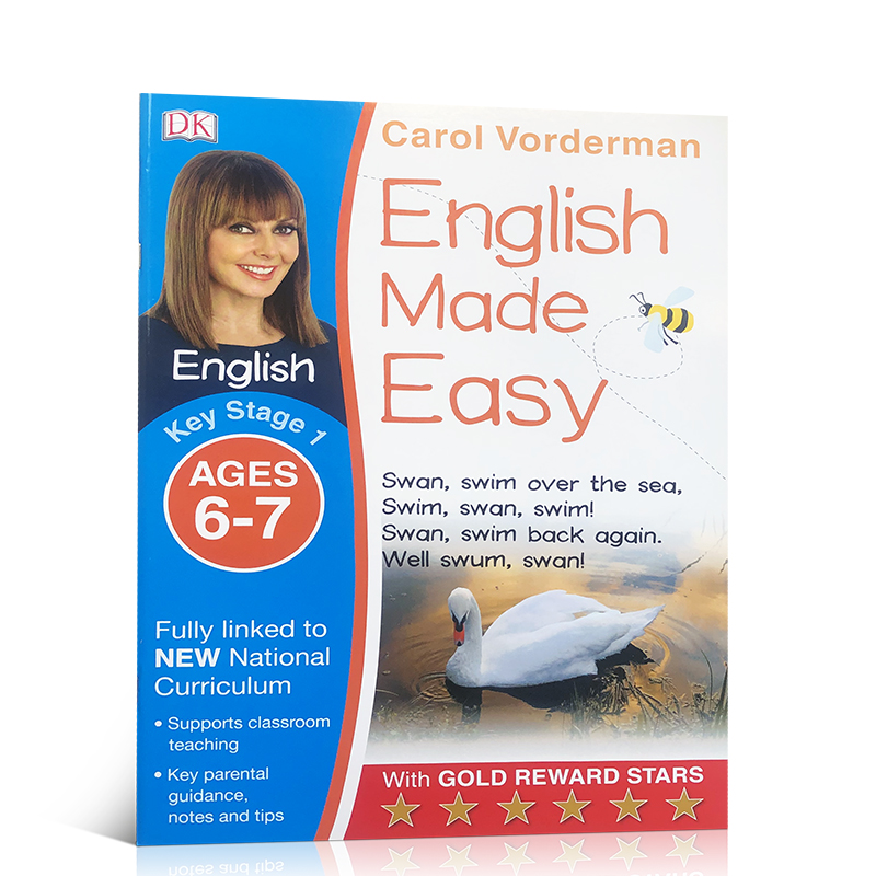 英文原版English Made Easy Ages 6-7 Key Stage 1轻松英语6-7岁关键阶段1儿童英语提高入门家庭学习系列启蒙学习用书国外课外教材