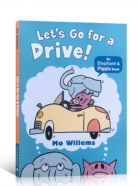 送音频英文原版小猪和小象系列An Elephant and Piggie Book:Let’s Go for a Drive!开车去兜风吴敏兰书经典儿童情商教育启蒙绘本