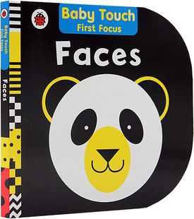 英文原版 亲子互动带镜子躲猫猫书 First Baby 小瓢虫出版 Faces Ladybird 婴儿触摸书 幼儿启蒙认知纸板书 Focus 绘本 Touch