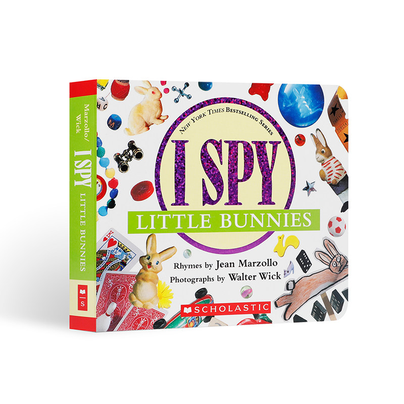 英文原版进口i spy little bunnies (with foil)视觉大发现系列小兔子
