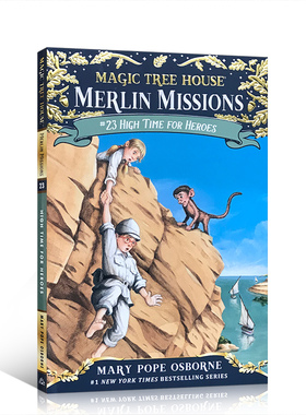 【送音频】英文原版Magic Tree House #51: High Time for Heroes 神奇树屋第51部Mary Pope Osborne汪培珽推荐书单 儿童课外读物