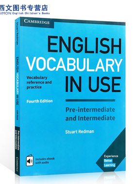 配答案电子版【VIU剑桥英语词汇在用中级上册】 English Vocabulary in Use Pre-intermediate英文原版工具书grammar同系列gramma