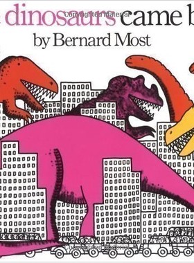 送音频英文原版绘本If the Dinosaurs Came Back 如果恐龙重现Bernard Most廖彩杏书单 发挥想象力儿童故事图书睡前英语辅导图画书