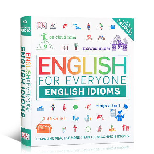 英文原版 English for Everyone English Idioms DK 人人学英语：习语自学指南儿童英语学习书籍englishforeveryone