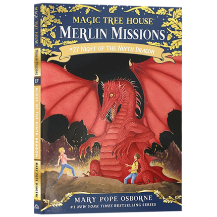 Magic Tree House 神奇树屋27英文原版小说Night of the Ninth Dragon 九龙之夜Merlin Mission梅林的任务课外读物儿童桥梁章节书图片
