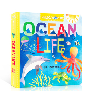 Ocean Life你好科学小世界海洋生命幼儿科普百科绘本STEM Dinosaurs恐龙Solar 英文原版 Body我 World System太阳系My 身体 Hello