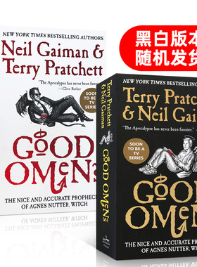 预售英文原版进口好兆头Good Omens尼尔盖曼Neil Gaiman Terry Pratchett著幽默奇幻小说卷福Michael Sheen同名电视剧美剧原著小说