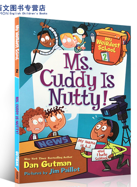 英文原版进口 My Weirdest School #2 疯狂学校衍生 美国初级章节小说 中小学生课外阅读 提高英语训练书 桥梁书正版进口