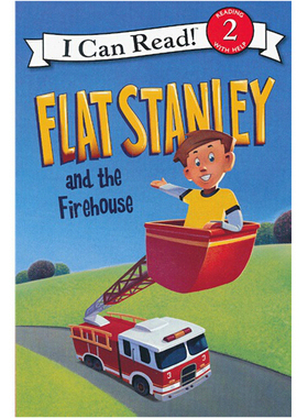 英文原版进口Flat Stanley and the Firehouse斯坦利公寓和消防站I can read第二阶段儿童英语启蒙认知趣味性阅读书亲子共读故事书