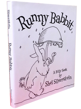 英文原版Runny Babbit A Billy Sook 尼巴子兔回来了爱心树作者Shel Silverstein 儿童宝宝诗词诗歌经典绘本进口英语学习训练提升