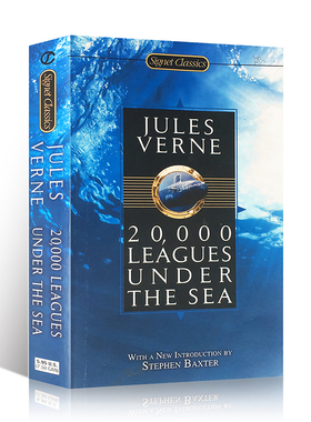 正版20000Leagues Under the Sea海底两万里英文版科幻小说凡尔纳三部曲之一青少年课外英语文学经典原著图书四年级七年级必读