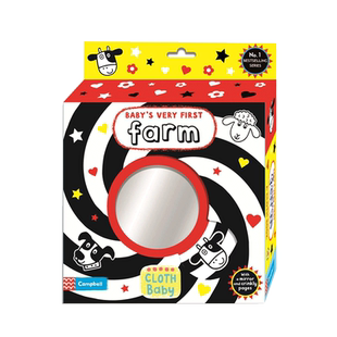 英文原版 Baby's Very First Cloth Book: Farm 宝宝的第一本布书: 农场 儿童早教启蒙感官发育布书 基础概念认知触摸书纸板
