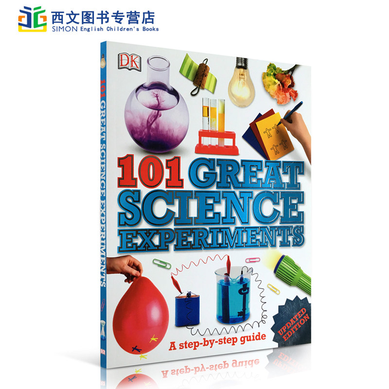 DK出品英文原版101 Great Science Experiments 101个伟大科学实验百科类字典词典趣味科普认知图画书大开学生读物儿童科普怎么样,好用不?