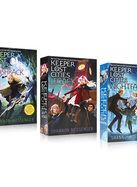 英文原版 Keeper of the Lost Cities 失落城市的守护者 系列3本 青少年课外阅读进阶读物  魔法奇幻冒险故事小说