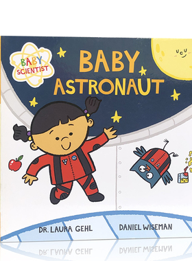 小小科学家 宇航员 Baby Scientist: Astronaut  科学家宝宝系列 宇宙太空航空科普早教英语启蒙 英文原版绘本 space solar system
