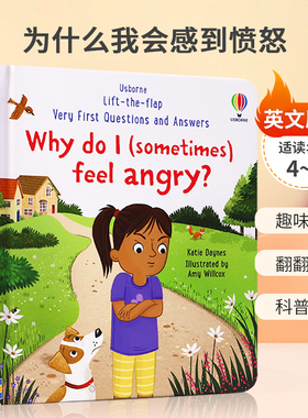 英文原版Very First Questions and Answers: Why do I (sometimes) feel angry? 为什么我会感到愤怒 尤斯伯恩你问我答翻翻书
