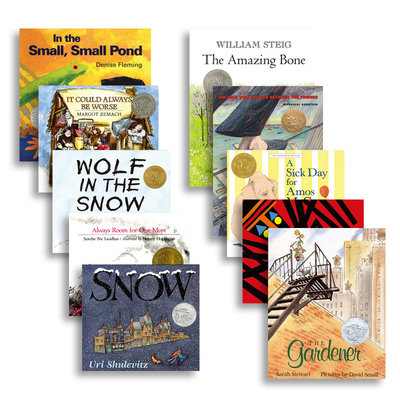 凯迪克大奖10册 英文原版绘本 sick day for amos Snow/The Gardener/Towers  Caldecott Award-winning 儿童英语趣味阅读启蒙