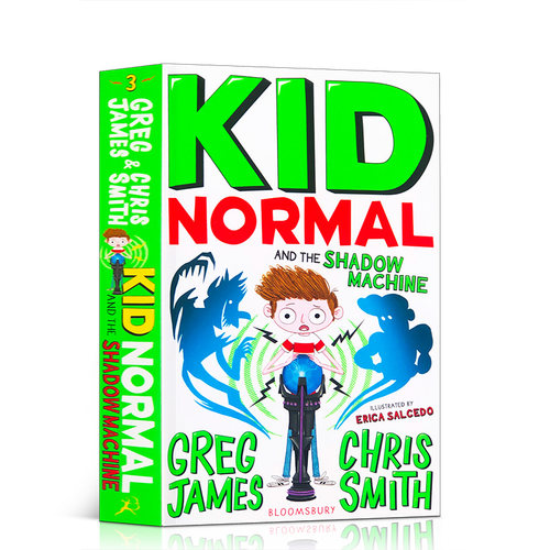 麻瓜小子3和影子机器Kid Normal and the Shadow Machine英文原版进口儿童文学小说青少年奇幻读物中小学生英语课外带插图