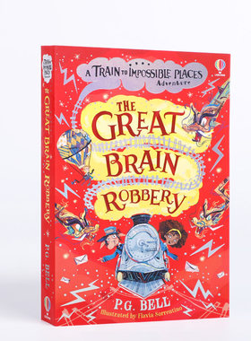 开往不可能的地方的列车#2Usborne尤斯伯恩英文原版Train to Impossible Places Adventures:Great Brain Robbery脑力大劫案