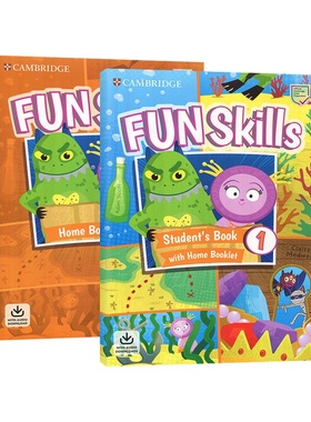 Fun Skills 2020新版剑桥少儿英语YLE考试一级官方备考书 funskills 1/2/3/4/5/6 英文原版 剑桥英语考试教材 pre A1 starter