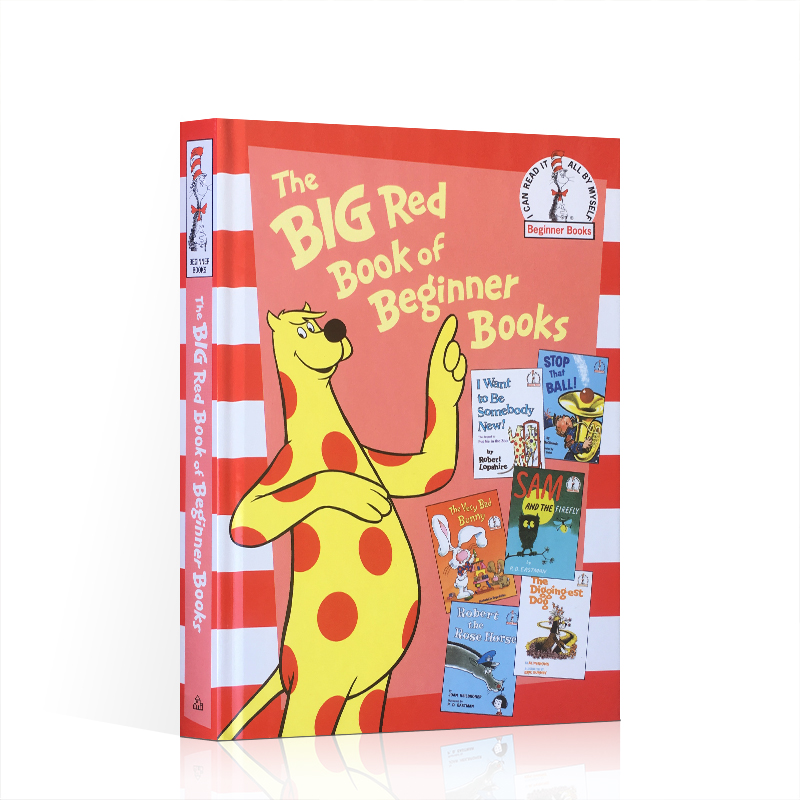【送音频】企鹅兰登出版社 Dr Seuss 苏斯入门书系列 The Big Red Book of Beginner Books 大红书 英文启蒙绘本原版 精装