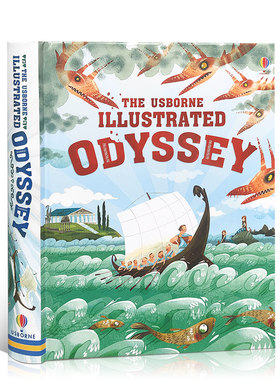 奥德赛  英文原版 The Usborne Illustrated Odyssey  经典儿童文学系列  UsborneUsborne 精装 全彩插图版 课外阅读