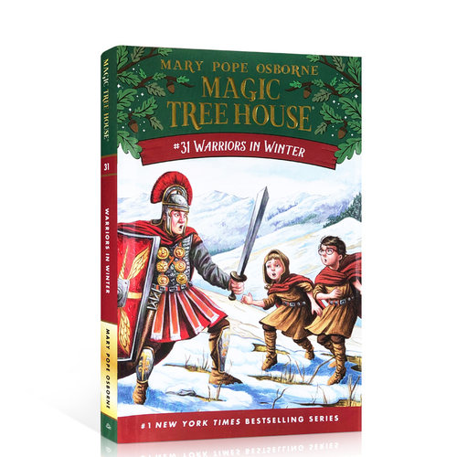 精装神奇树屋 31 The Magic Tree House英文原版Warriors In Winter美国中小学生推荐课外阅读读物儿童桥梁章节书籍英语小说进口书