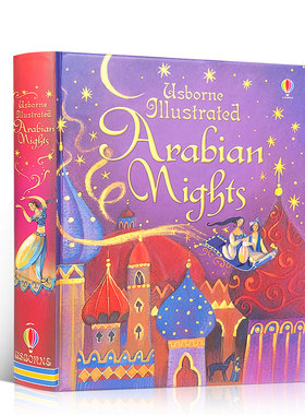 一千零一夜【9个故事合集】Usborne Illustrated Arabian Nights 天方夜谭 英文原版精装大开经典童话绘本故事书 全彩插图英语读物
