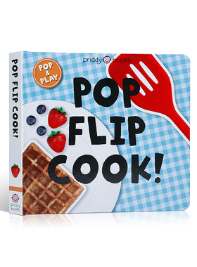 英文原版Pop, Flip, Cook我是小厨师职业启蒙认知儿童Ladybird小瓢虫职业启蒙Busy Day: Chef厨师Astronaut尤斯伯恩偷偷看里面DK