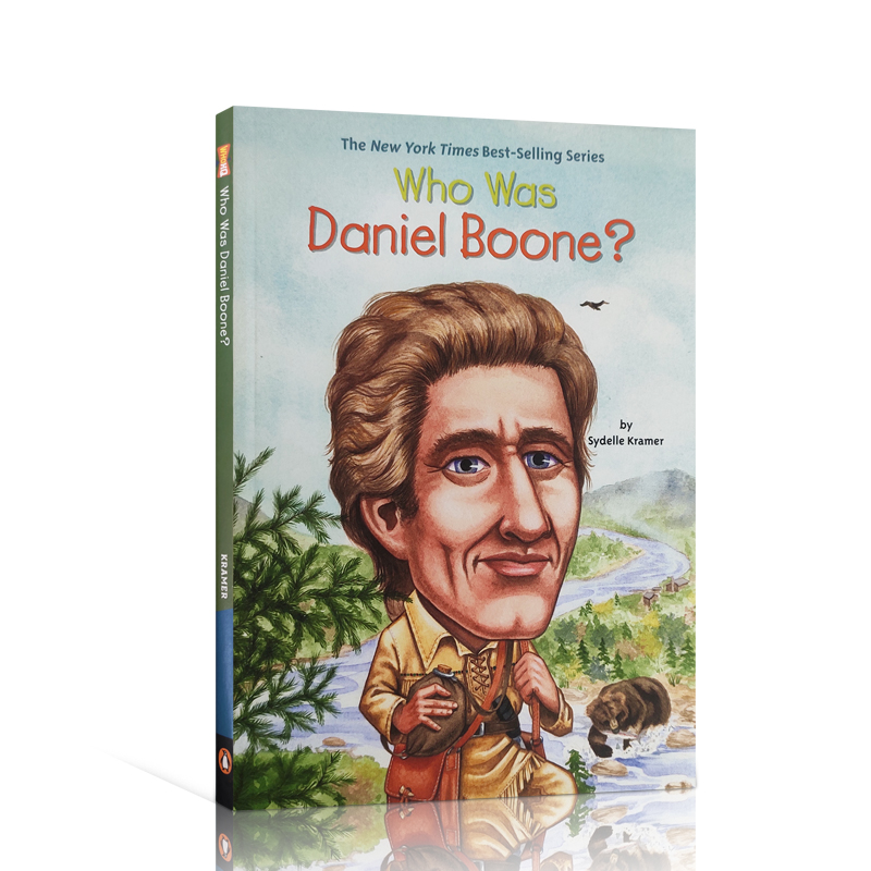 英文原版丹尼尔·布恩是谁？ Who Was Daniel Boone? Who Was/Is系列名人科普中小学生课外英语阅读读物名人传记系列进口书籍