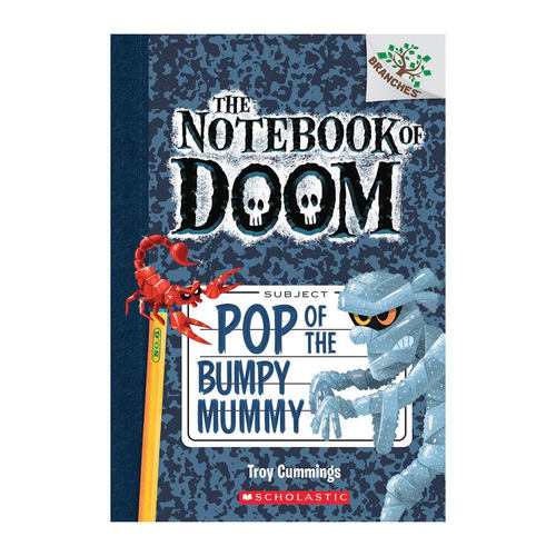 英文原版 The Notebook of Doom #6：Pop of the Bumpy Mummy 大树Branches毁灭笔记 #6: 木乃伊来袭 儿童章节平装书 6-8岁