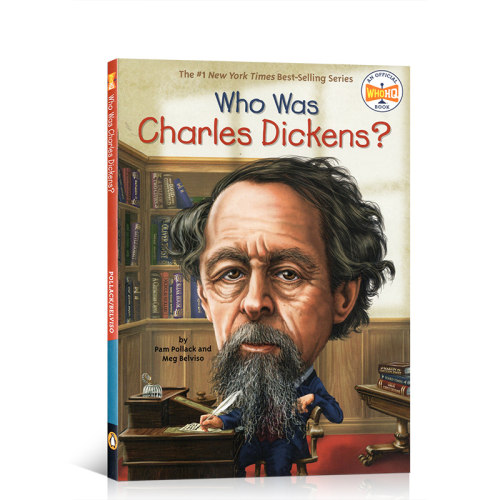 预售英文原版 Who Was Charles Dickens? 谁是查尔斯狄更斯 人物传记 作家名人百科 青少年知识科普中小学生读物 正版进口英语