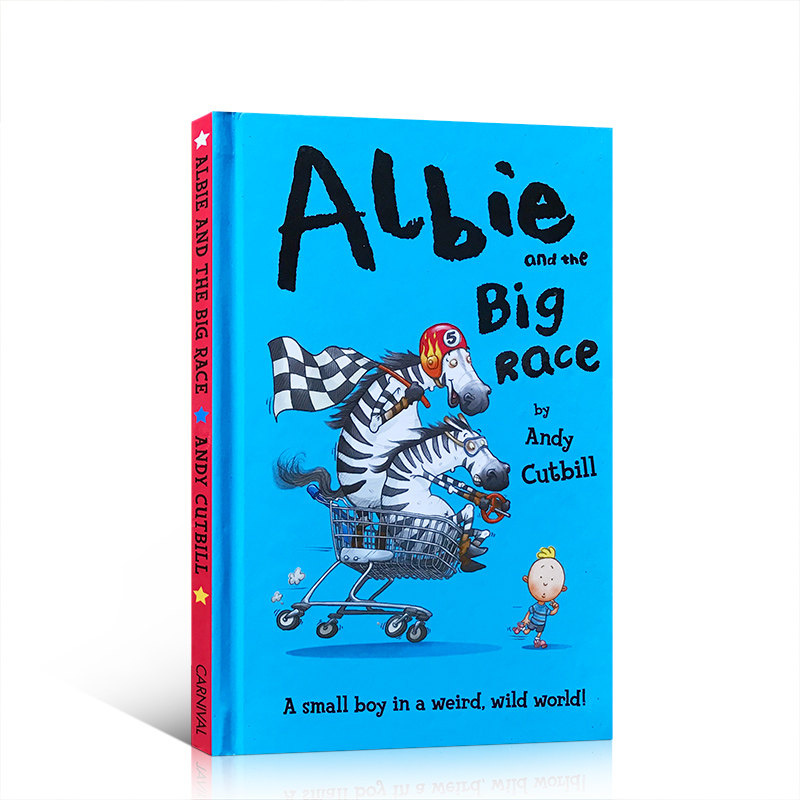 英文原版精装 albie and the big race 阿尔比和他的大比赛 畅销童书