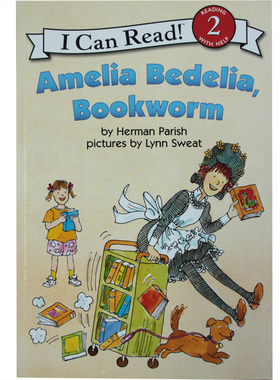 【送音频】英语原版Amelia Bedelia, Bookworm小女佣系列 糊涂女佣阿米莉亚 I can read 2第二阶段儿童英语启蒙认知绘本亲子共读