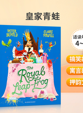 英文原版 The Royal Leap-Frog 平装 皇家青蛙 著名儿童读物获奖作家彼得·本特利作品 Peter Bently搞笑故事 儿童课外进阶读物