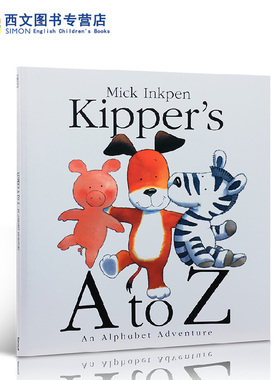 英文原版廖彩杏书单45 (送音频) Kipper's A to Z 儿童入门绘本字母启蒙韵文阅读3-8岁儿童图画书 让宝宝跟读的早教故事书