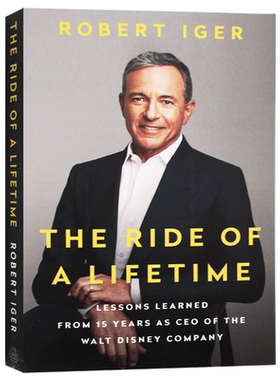 英文原版 Ride of A Lifetime, The (Exp) 一生的旅程：迪士尼CEO罗伯特·艾格传记   比尔盖茨推荐书单 Robert Iger 人物传记