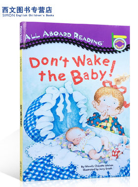 英文原版绘本All Aboard Rearding:Don't Wake the Baby! 汪培珽1阶段Penguin Group pic英语分级读物3-6-8岁儿童故事图画书