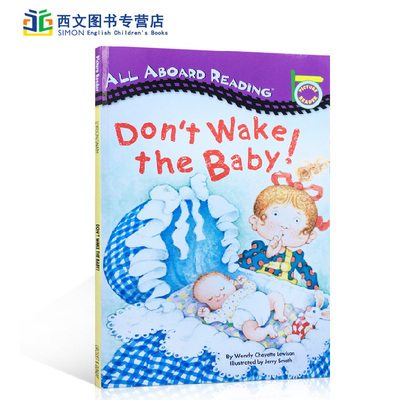 英文原版绘本All Aboard Rearding:Don't Wake the Baby! 汪培珽1阶段Penguin Group pic英语分级读物3-6-8岁儿童故事图画书