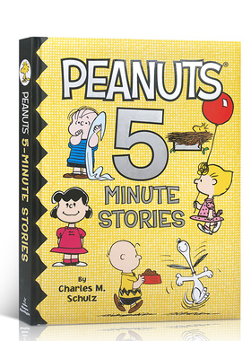 Peanuts 5 Minute Stories 花生漫画 史努比5分钟故事集英文原版 12个故事 儿童绘本进口图画书 查尔斯 舒尔茨