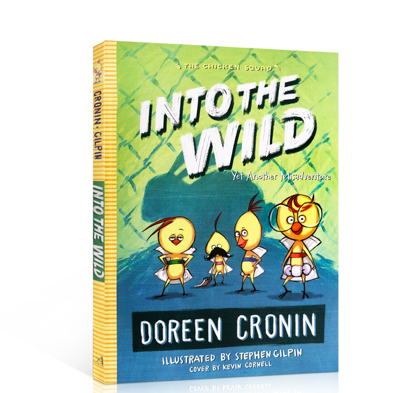 英文原版进口CHICKEN #3INTO THE WILD小鸡特工队侦探推理小说章节书Doreen Croni朵琳克罗宁著作7-10岁儿童课外阅读侦探文学