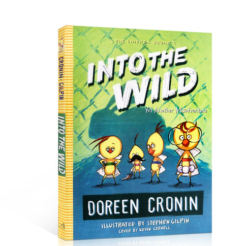 英文原版进口CHICKEN #3INTO THE WILD小鸡特工队侦探推理小说章节书Doreen Croni朵琳克罗宁著作7-10岁儿童课外阅读侦探文学