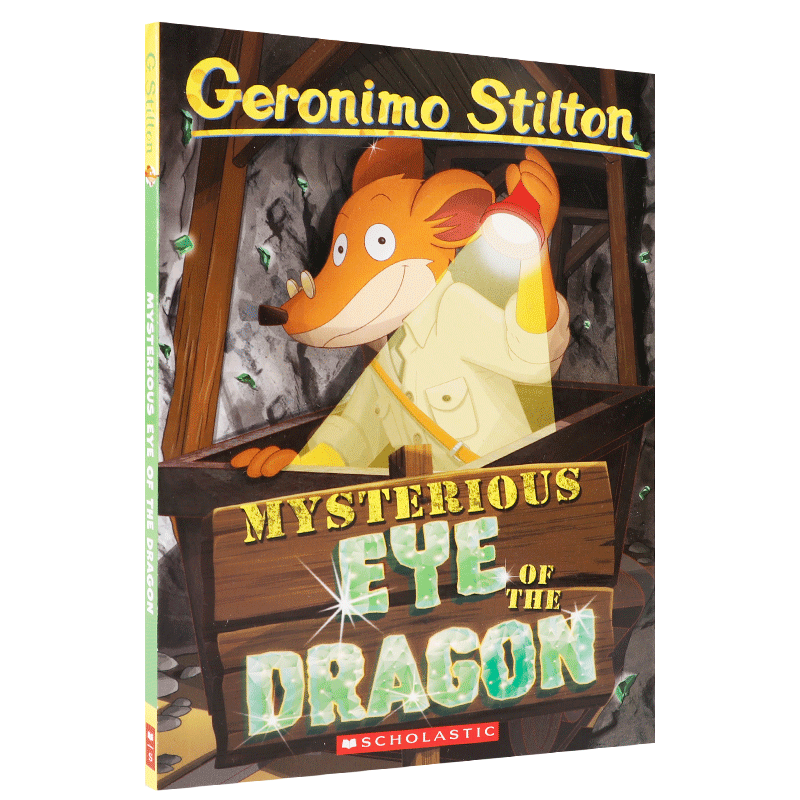 进口英文原版老鼠记者系列Geronimo Stilton #78 Mysterious Eye of the Dragon神秘的龙之眼 儿童英语桥梁章节漫画书冒险故事小说
