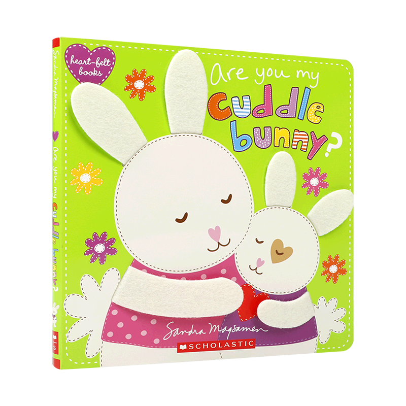 英文原版 Are You My Cuddle Bunny? (Heart-felt books) 你是我的抱抱兔吗? 2-6岁儿童宝宝家庭亲情亲子共读纸板书