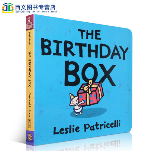 预售小毛孩英文原版绘本 The Birthday Box 一根毛 脏小孩 名家Leslie Patricelli 启蒙纸板书 幼儿行为习惯礼仪培养