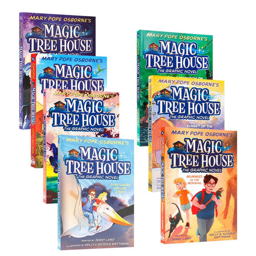 神奇树屋漫画版#7册Magic Tree House Graphic Novel英文原版儿童英语课外阅读冒险故事桥梁章节漫画书Random House魔法树屋小说