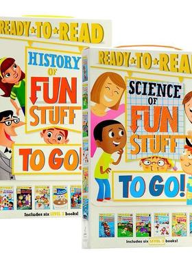 有趣的科学与历史 12册 英文原版 Ready-to-Read Level 3 History Science of Fun Stuff to Go! 准备阅读系列儿童百科普分级读物