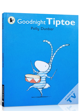 英文原版绘本Goodnight Tiptoe BBC动画提莉和她的朋友系列:晚安小兔儿童英语启蒙认知经典绘本睡前晚安故事图画书正版书2-6岁
