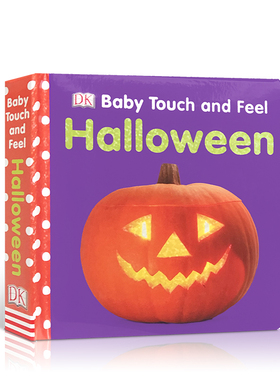 万圣节触摸书 Baby Touch and Feel Halloween 英文原版节日绘本宝宝触摸操作纸板书 低幼儿童英语早教启蒙 亲子共读0-2岁DK出品