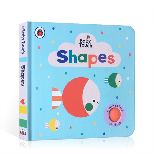 英文原版 Baby Touch: Shapes 形状认知 触摸玩玩书 宝宝大开本纸板书 开拓 思维 英文启蒙 3-6岁撕不烂纸板书